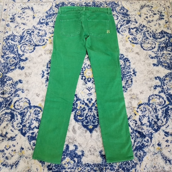 Rich & Skinny Skinny Jean Size 27 Kelly Green - Picture 6 of 8